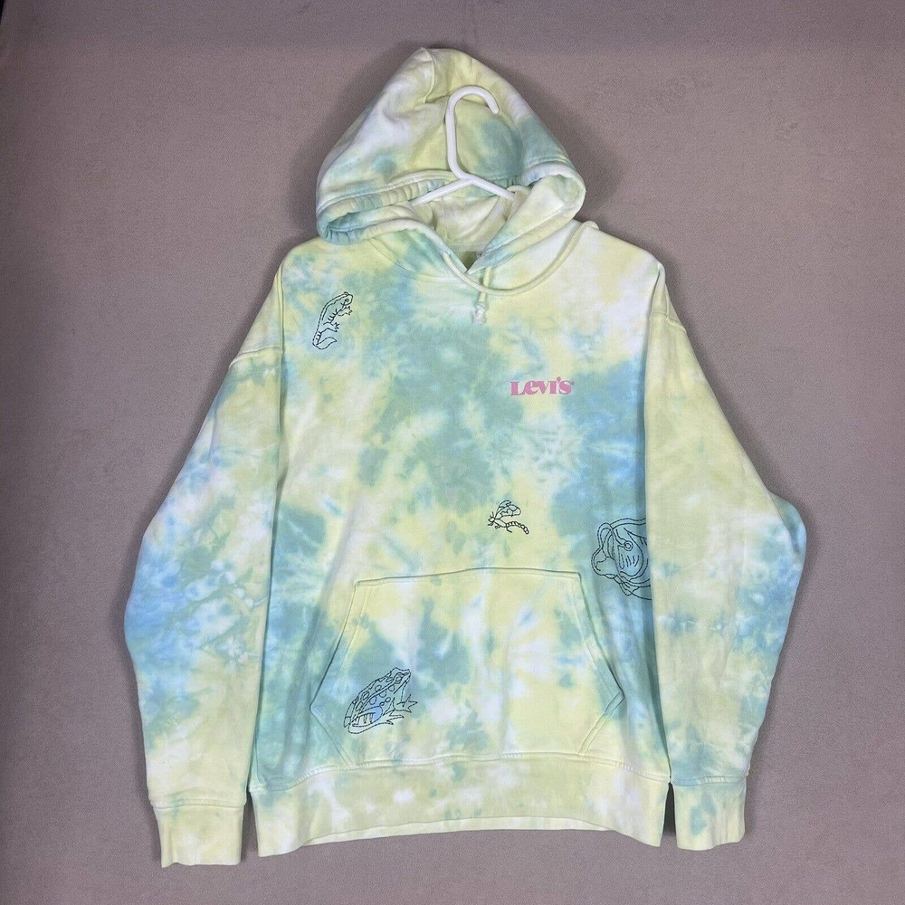 Levi's Modern Vintage Mens M Hoodie Sweatshirt Multicolor Pouch Pocket Relaxed